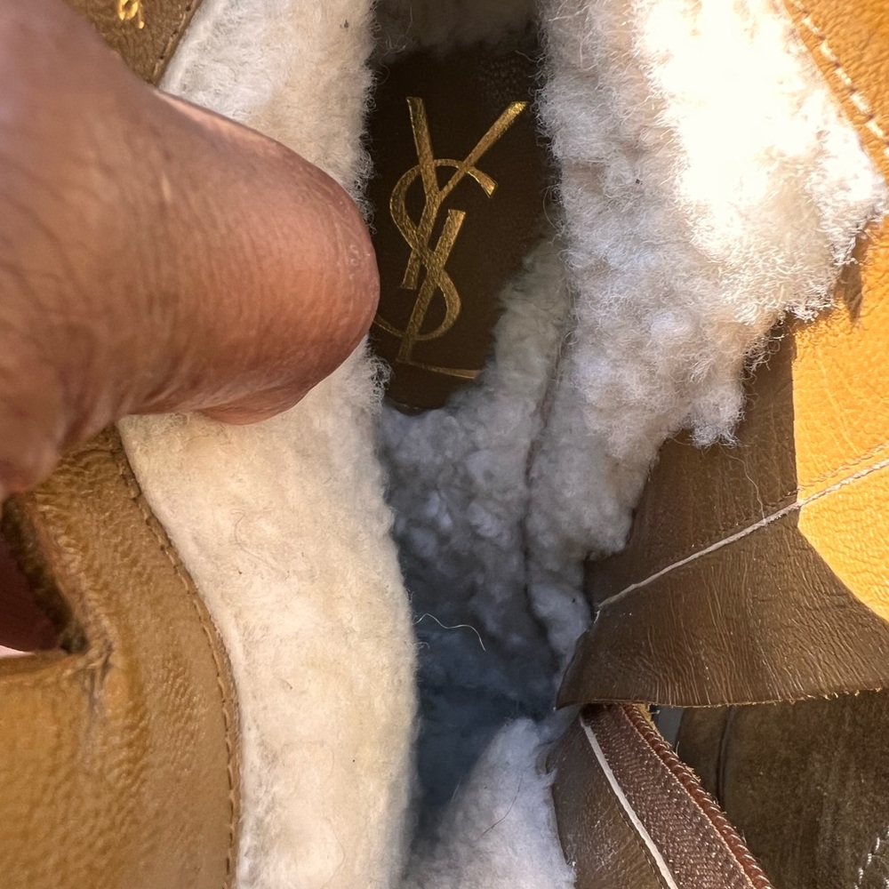 YSL Suade Booties - Picture 2 of 5